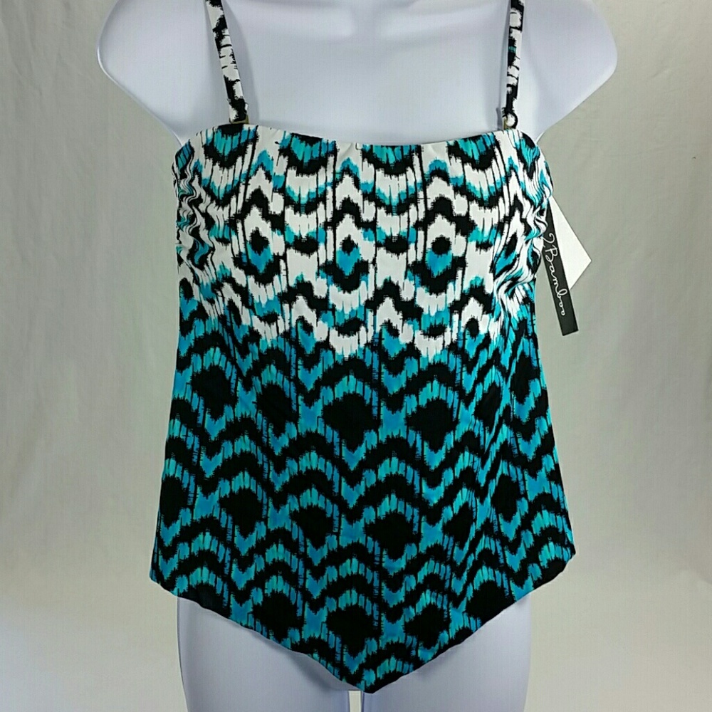 Halter Top Tankini Top 2Bamboo NWT Swimsuit